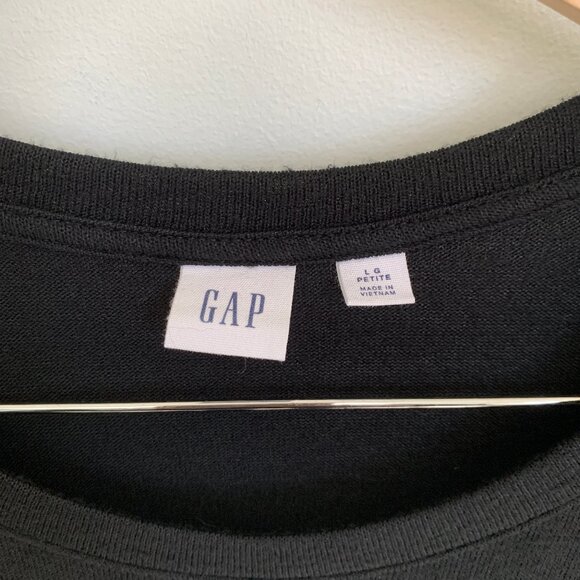 GAP Softspun Puff Sleeve T-shirt Top Large Petite - Picture 8 of 8